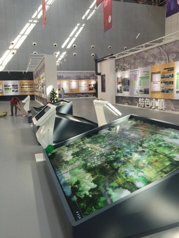 宿遷市建市20周年展覽館信息發(fā)布、觸摸設(shè)備均由米可提供